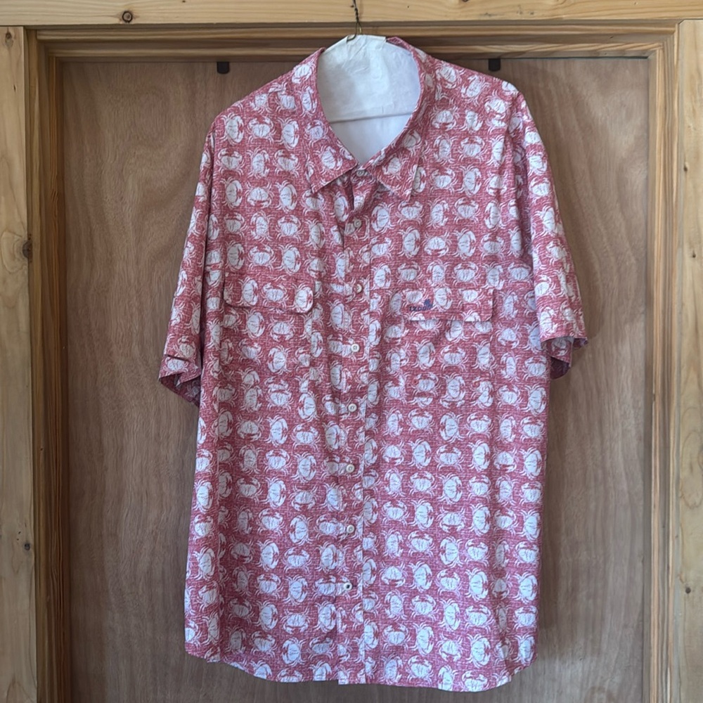 Izod Saltwater Red Crabs 4xl